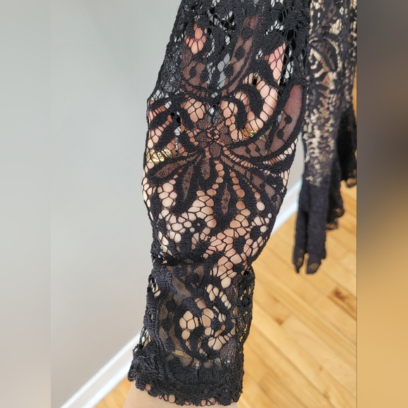 L'atiste black lace high low dress - Picture 3 of 6